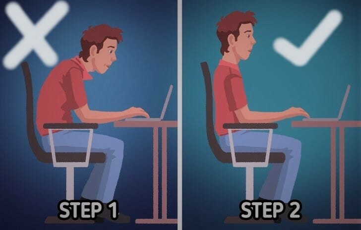 How to adjust chair for best posture
