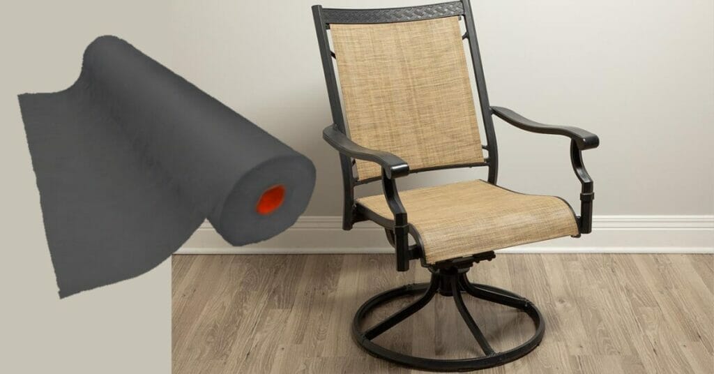 How to replace sling chair fabric?